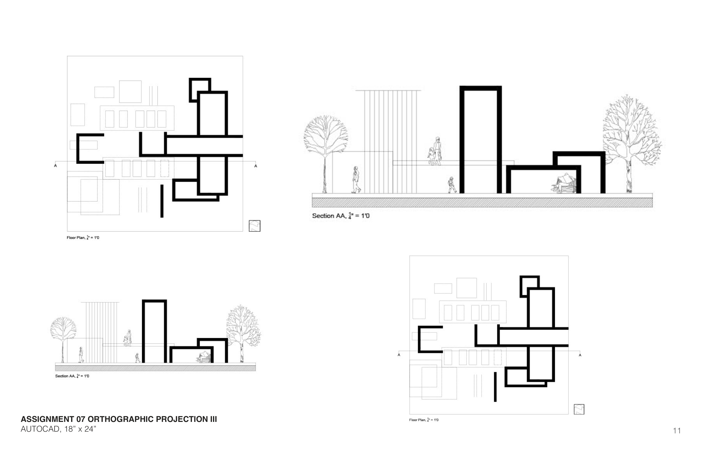 Orthographic III - AutoCAD